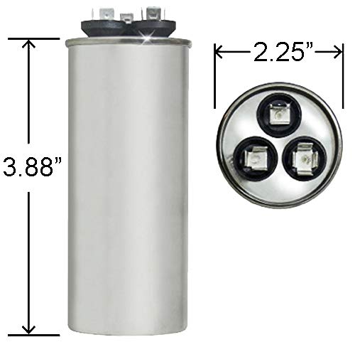 ClimaTek okrugli kondenzator-odgovara Janitrol # B9457-7200 / 45/5 UF MFD 370/440 Volt VAC