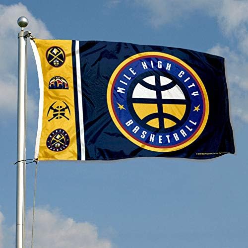 Denver Nuggets Mile High City na otvorenom Velika Gromet flag