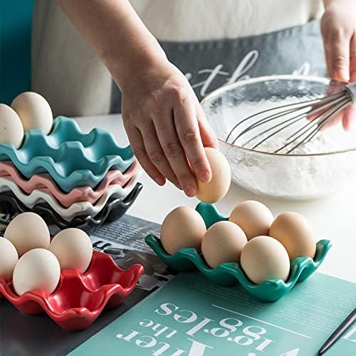CILKA kuhinjski pribor ladica za jaja za kućne keramičke potrepštine za posuđe Crna