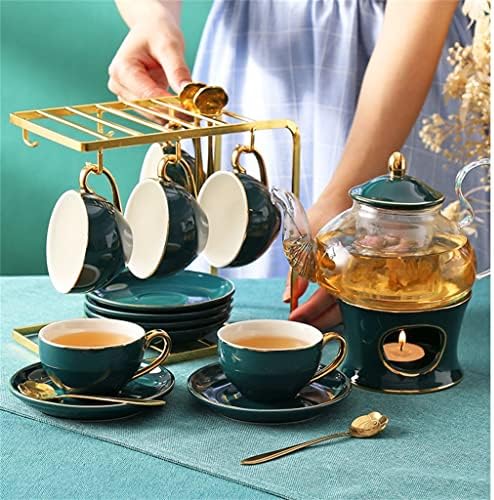 N / A Engleski popodnevni čaj za čajnik čajnik čajnik sa postoljem sa postoljem za kafu Keramički čaše Tanjur