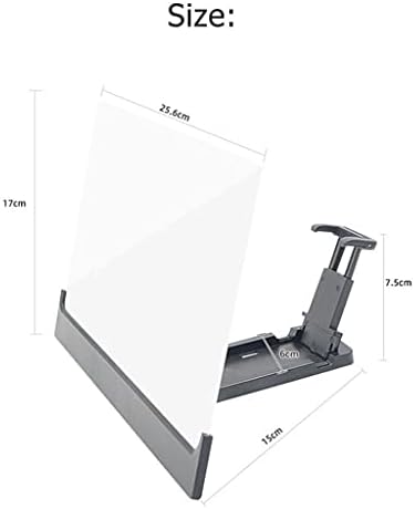 Xjjzs držač za telefon 12-inčni 3D ekran Amplifier povećalo za mobilni telefon Protable Filmovi