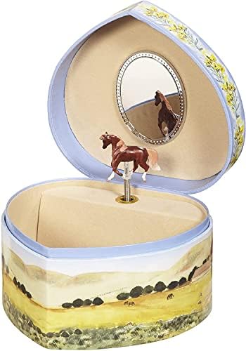 Enchantmints Love of Horses Svladački nakit za djevojčice Nakit predmeta - Dječaci Treasure Forsa za skladištenje kovanica i dodataka - idealan za rođendane darove