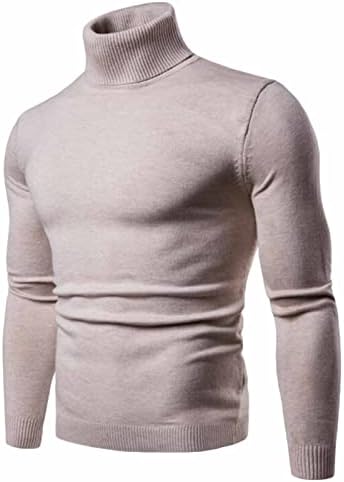 Muškarci Turtlenck džemper moda Slim Fit Sosil Winter Base Layer majica dugih rukava Dijamantni kabl pletenja pulover vrhove
