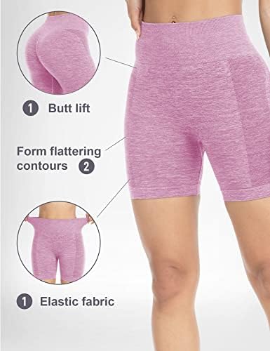 Higorun intenzivira atletska kratke hlače za žene Beamwlex Wirg Hratke Hlače visoke struke Aktivne