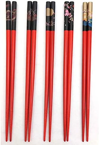 JapanBargain, bambusovi štapići za višekratnu upotrebu japanski kineski korejski drveni štapići za