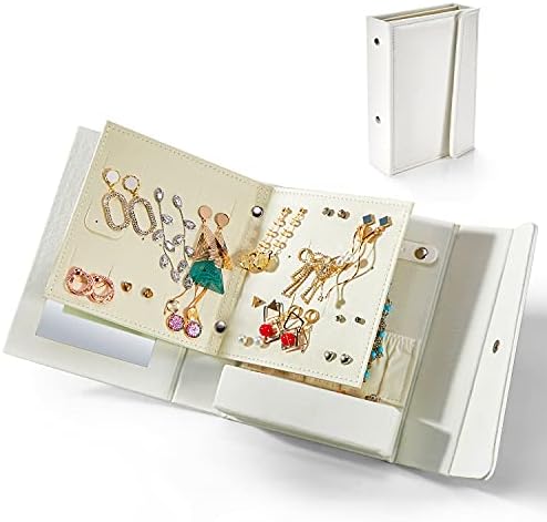 CBCYBER kutija za nakit sa ogledalom Organizator nakita za prstenove narukvice Naušnice Ogrlice