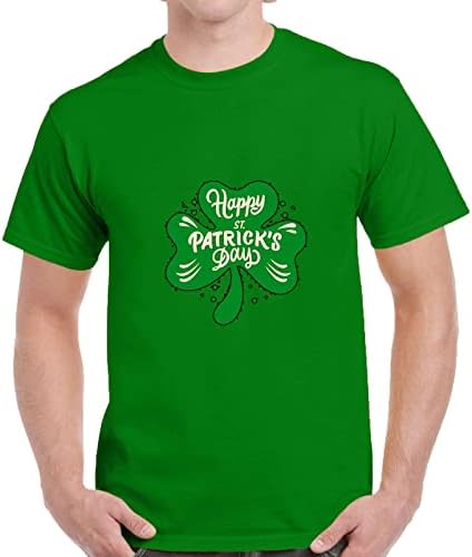 Muška majica kratkih rukava s kratkim rukavima St. Patrick's Dnevne majice 2023 Slatki print Okrugli vrat Grafičke majice Ljetne casual vrhove