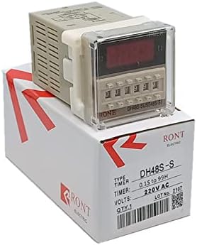 Neyens vremenski relej DH48S - s 0.1 S-99H digitalni AC 110 / 220V DC 12 / 24V ciklus ponavljanja SPDT programabilni tajmer prekidač sa utičnicom Din šina