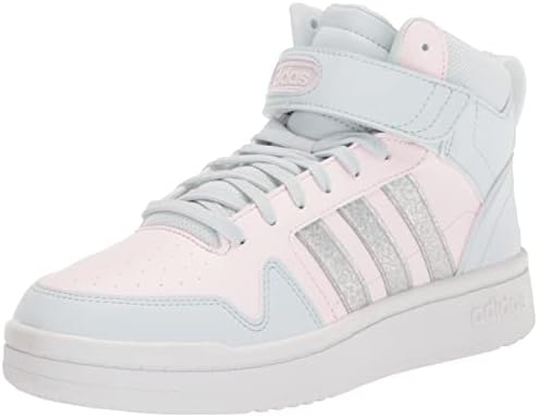 Adidas Postmove Mid Košarkaška cipela, Gotovo ružičasta / plava nijansa / bijela, 7 američko unisex