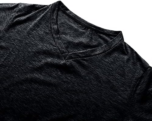Thirts za muškarce V mišićne atletska majica u obliku vrata Bodybuilding Work Work TEE majica kratkih