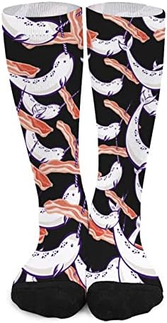 Narhak kita Bacon Color-Block čarape Sportske visoke čarape Čarape za tinejdžere odraslih