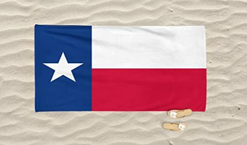 Ručnik za plažu Texas State Flag, meki ručnik 40 x 71, pamuk, ljetni poklon