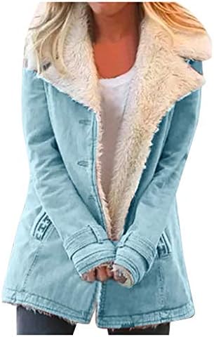 Kardigan kaput za žene, ženske jakne od runa jakne za rezanje toplog dužnog komfil plus veličine kaputa