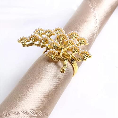 Lllly salvena 12 komada banket prsten salveta zapad Dekoracija ubrus prsten za prstena za prsten za vjenčanje ukras