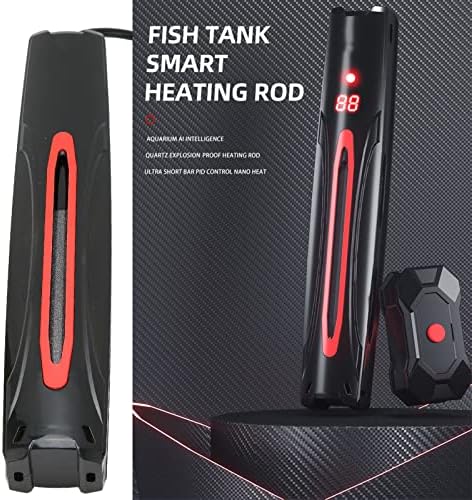 Akvarijski grijač, štap za grijanje akvarija niska potrošnja energije HD LED displej IPX6 vodootporan automatski inteligentan za akvarijum