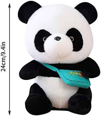 Huashangmaoyou 13in punjena plišana igračka, meka panda plišani jastuk, punjena plišana igračka, panda plišane sobe dekor božićni ukrasi pokloni za žene dječji rođendan
