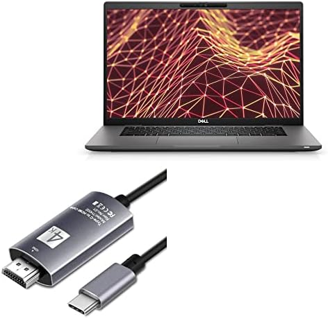 Boxwave Cable kompatibilan sa Dell Latitude 7530 - SmartDisplay kabl - USB tip-c do HDMI, USB C / HDMI kabel za Dell Latitude 7530 - Jet crni