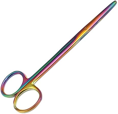 Laja uvozi Multi Titanium Color Rainbow Metzenbaum makaze 5,5 Ravni nehrđajući čelik