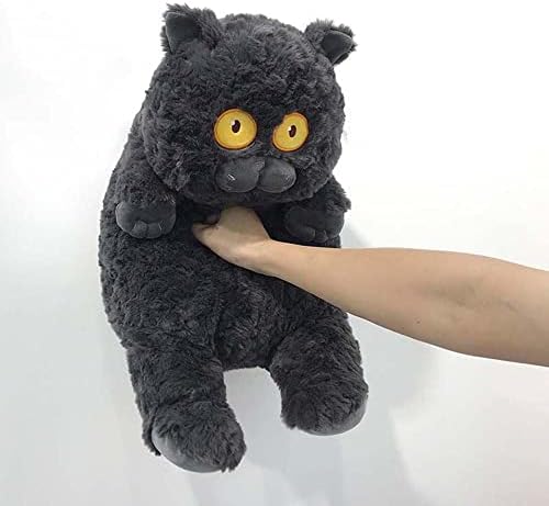 Houchu plišana igračka crna mačka plišana igračka crtana plišana životinja lutka dječja mačka plišana