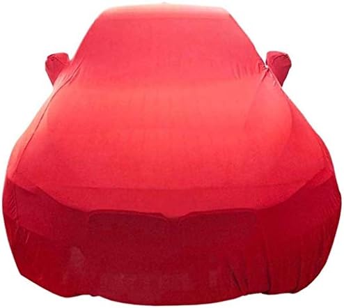 Poklopac za automobil Poklopac automobila kompatibilan sa Ferrari Monza SP2 Stretch platnenom navlakom za automobil zatvorena izložbena dvorana podrumski pokrivač za automobile za zaštitu od sunca rastezljiva tkanina pokrivač za automobil, Crvena