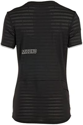 Mizuno ženski alfa eko trčanje tee, crna, s