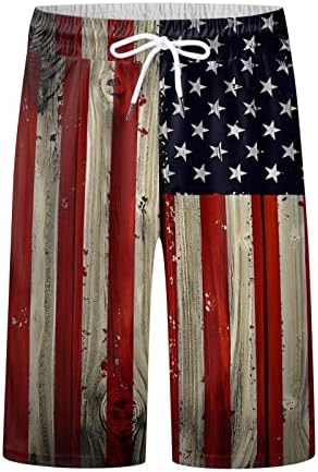 HSSDH Američka zastava zastava kratke hlače, muškarci američke zastave kupaćim trupovima smiješno 4. jula Patriotsko