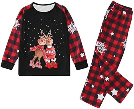 Usklađivanje božićne porodice PJS setovi Xmas Print PJS PLAJNI ODMOR SLEPOBE OBITELJSKI PJS