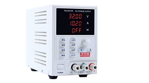 DC napajanje varijabla 30V 10A, 4-digitalni LED displej, precizno podesivo prebacivanje regulisano