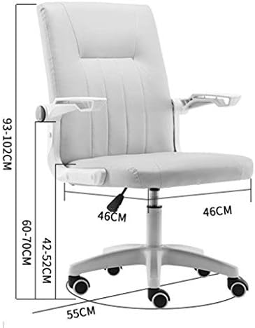ygqbgy kancelarijska stolica kompjuterska stolica sa srednjim naslonom kožna izvršna Podesiva okretna stolica za zadatke Konferencijska stolica sa naslonima za ruke