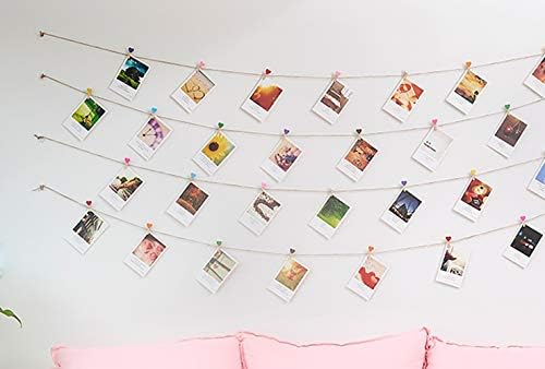 Ytzada Mini igle za odjeću 100 kom, drvene male štipaljke u boji, slike foto spajalica za vjenčanje dekor kućne kancelarije