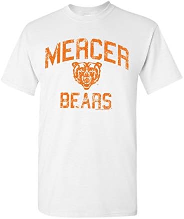 Mercer Bears Retro uznemiren logo Majica kratkih rukava