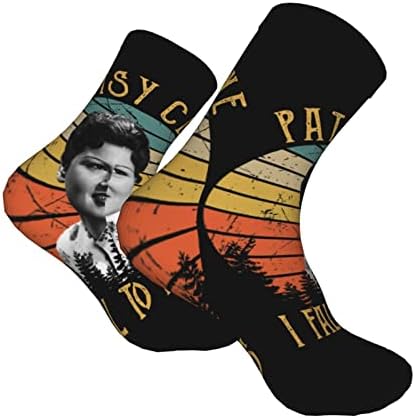 Emerze Patsy Cline Ležerne čarape 3D Ispis Trčanje performanse čarape za posade za muškarce / žene