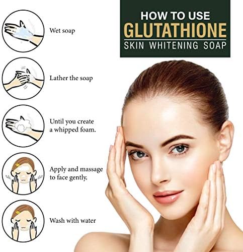 Desko Glutathione sapun za izbjeljivanje kože za posvjetljivanje i izbjeljivanje za sve tipove kože, 100 g