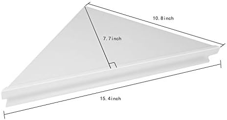 EVRON Zidna montažna polica, jednostavna za ugradnju metalnih prednjeg plutajućih ugaonih polica