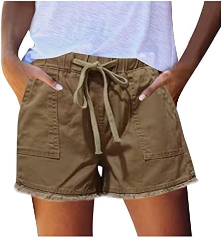Bagelise Žene Teretne kratke hlače Ljeto omalovažavajuće kratke hlače sa džepovima kupaći kostimi sa šargama za žene
