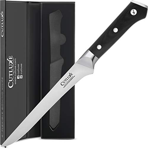 Cutluxe nož za otkoštavanje & amp; Set noža za čišćenje-kovani visokougljični njemački čelik – puni Tang & amp; oštar kao žilet-Ergonomski dizajn ručke-Artisan serija