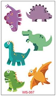 Edgy Light box Kit Kids naljepnice Vodootporne lice Dinosaurus i tetovaže crtane naljepnice Izdržljiva zidna naljepnica Razvojanje za svjetlo