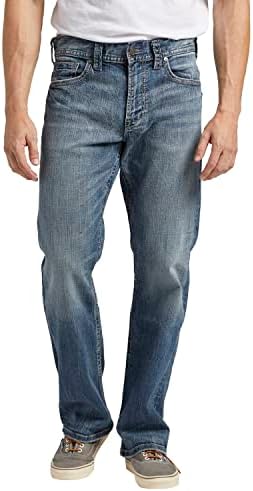 Srebrne Jeans Co. Muški Gordie Loot Fit ravno traperice za noge