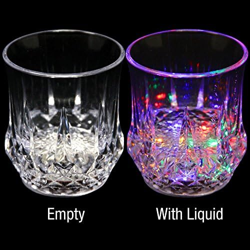 Tečni aktivirani višebojni LED Tumblers ~ fun Light up naočare za piće-6 oz