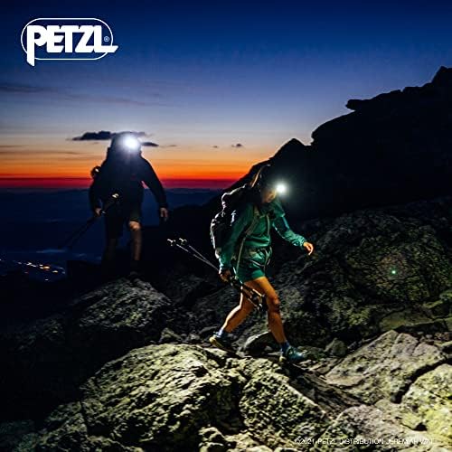 Petzl Actik Core HeadLamp - moćan, punjiv 600 lumensko svjetlo sa crvenom rasvjetom za planinarenje, penjanje i kampiranje - sivo