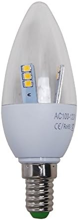 Odlična topla bijela E14 280LM 5w Led lampe sa svijećama lusteri 15 SMD2835 100-120V