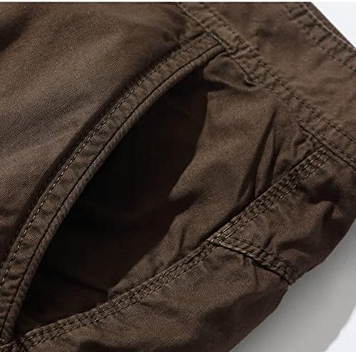 OZMMYAN Muški tegorni kratke hlače za obuku planinarskih kratkih kratkih kratkih hlača 3/4 Capri hlače ispod koljena