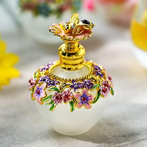 40ml Fancy Purple Dragonfly i 40ml Cvijeće pčelinje šarm vintage ukrasne boce za kristalne parfeme