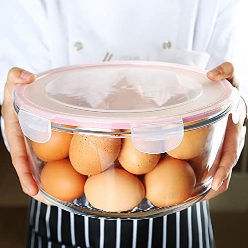SZYAWBDH Bento kutije Stakleni spremnik za skladištenje hrane s poklopcima, mogu se koristiti u kuhinji,