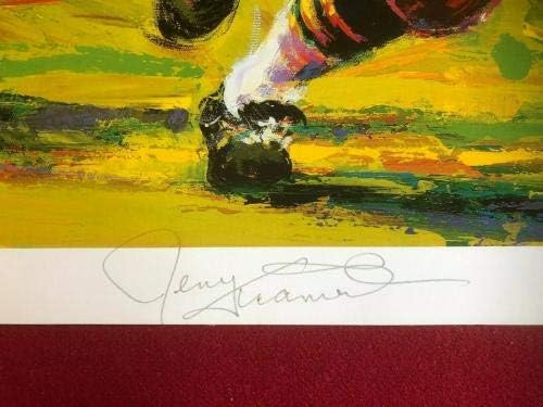 Jim Taylor / Jerry Kramer, Autographing 20x25 litho - autogramenovana NFL Art