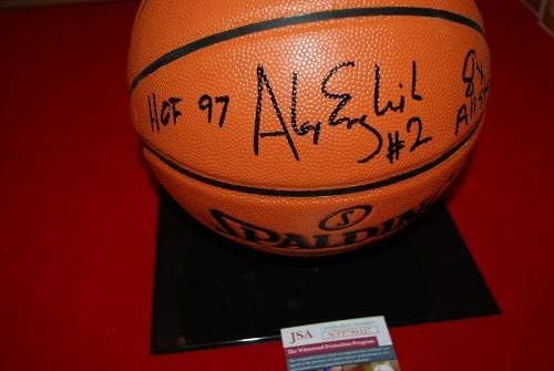 Alex English Denver Nuggets potpisao igru ​​Replica košarka JSA COA - AUTOGREME KOŠARICE
