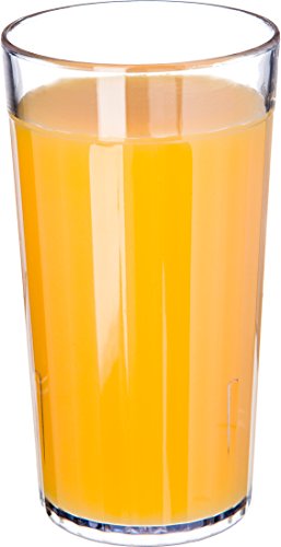 Carlisle FoodService Products 111207 Bistro Tumbler, 12 oz, Clear, Plastic