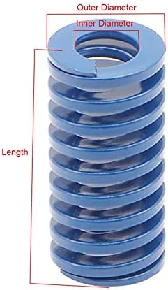 Kompresioni opruge pogodni su za većinu popravke i Blu-ray-a pritiska Kompresioni proljetni kompresijski plijesni proljetni prečnik 27mm x unutarnji promjer 13,5 mm x Dužina 25-300mm