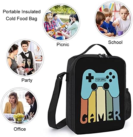 Retro Glitchy Gamepad školski ruksak Setovi za učeničku slatku štampanu torbu Set sa izolovanom