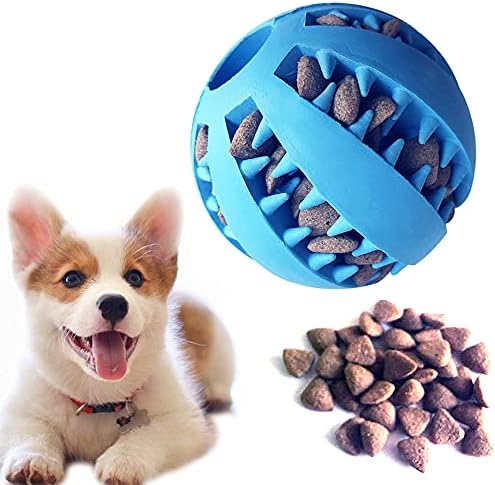 Lopta za pseće poslastice, igračka za čišćenje psećih zuba, interaktivne igračke za pse 2,8 pakovanje od 2 komada